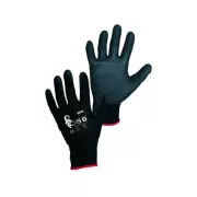 Povrstvené rukavice BRITA BLACK, čierne, veľ. 09