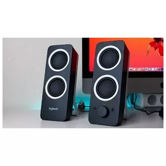 Logitech Multimedia Speakers 2.0 Z200 Midnight Black Logitech Multimedia Speakers 2.0 Z200 Midnight Black