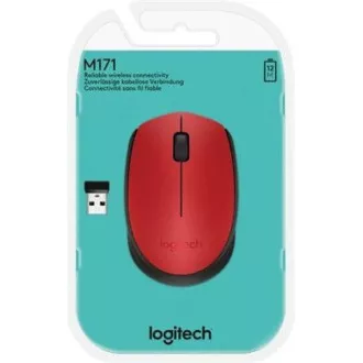Logitech Wireless Mouse M171, red