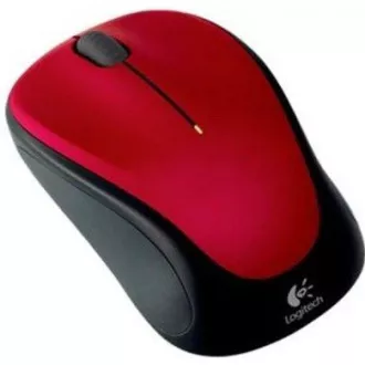 Logitech Wireless Mouse M235, red