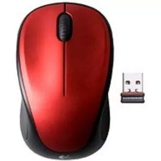 Logitech Wireless Mouse M235, red