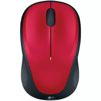Logitech Wireless Mouse M235, red