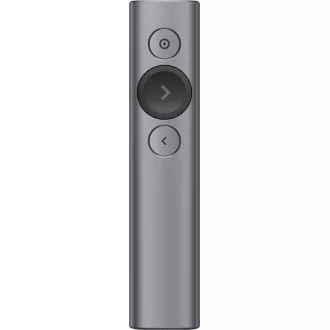 Logitech prezentér Spotlight Plus, Bezdrôtový, Bluetooth, tmavo šedá