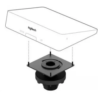 Logitech držiak na stôl, Tap Table Mount, WW, Dark Grey