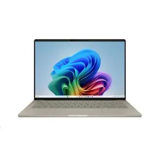 ASUS NTB Zenbook 14 (UX3407QA-OLED340X), X1-26-100, 14" 1920x1200 OLED, 32GB, 1TB SSD, Adreno, W11 Pro, Zabriskie Beige ASUS NTB Zenbook 14 (UX3407QA-OLED340X), X1-26-100, 14" 1920x1200 OLED, 32GB, 1TB SSD, Adreno, W11 Pro, Zabriskie Beige