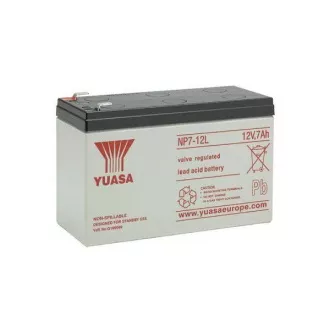 Batéria - YUASA NP7-12L (12V/7Ah - Faston F2 250), životnosť 5 rokov