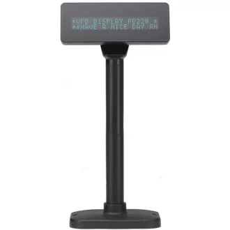Virtuos zákaznícky display FV-2029M, 2 x 20 znakov 9 mm, RS232, vrátane napájania +12V