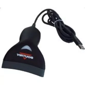 Virtuos CCD čítačka HT-10, USB (klávesnica/RS232 emulácia), čierna