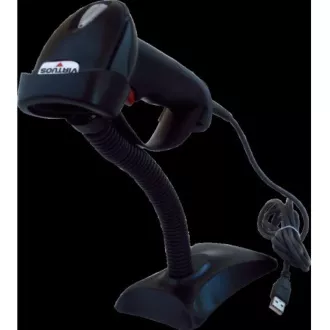 Virtuos laserová čítačka HT-900A, USB (emulácia klávesnice/RS232), čierna