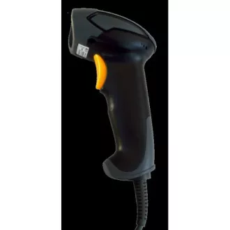 Virtuos CCD čítačka HT-310A s dlhým dosahom, USB (klávesnica/RS232), stojan, čierna