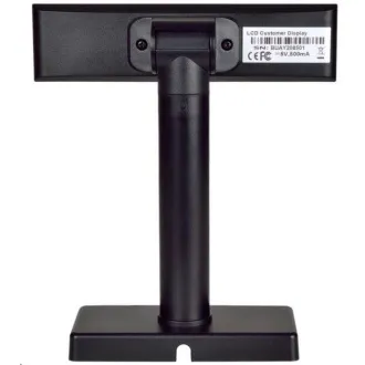 Virtuos LCD zákaznícky displej Virtuos FL-2026MB 2x20, USB, čierny - Použité Virtuos LCD zákaznícky displej Virtuos FL-2026MB 2x20, USB, čierny - Použité