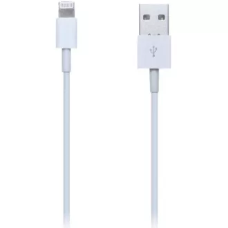 CONNECT IT Wirez kábel HQ Lightning - USB, biely, 2m (pre iPhone, iPad)