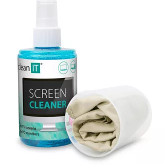 CLEAN IT Čistiaci roztok na obrazovky 200ml s utierkou vo viečku CLEAN IT Čistiaci roztok na obrazovky 200ml s utierkou vo viečku