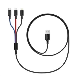 CONNECT IT Wirez 3in1 USB-C & Micro USB & Lightning, 1, 2 m