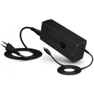CONNECT IT univerzálny notebookový adaptér MacPower, USB-C, PD 65 W