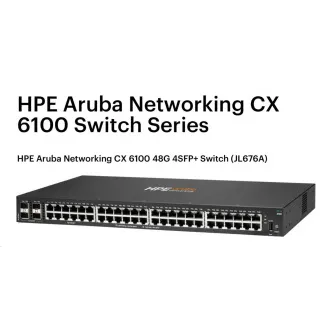 HPE Aruba Networking CX6100 48G 4SFP+ Switch RENEW JL676A