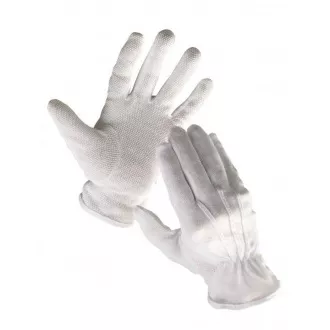 BUSTARD rukavice bavlna s PVC terčík - 10