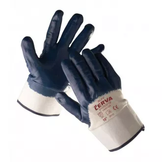 RUFF rukavice polomáčané v nitrile - 10