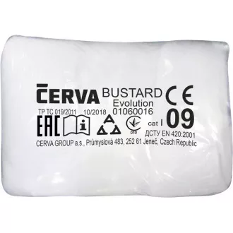 BUSTARD EVO VAM rukavice + PVC ter biela 10
