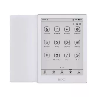 E-book ONYX BOOX GO 6, biela, 6" Carta 1300, 32GB, Bluetooth, Android 11, E-ink displej