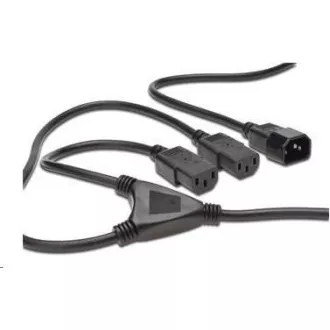 PREMIUMCORD Kábel napájací 230V predlžovací Y - 1xM/2xF