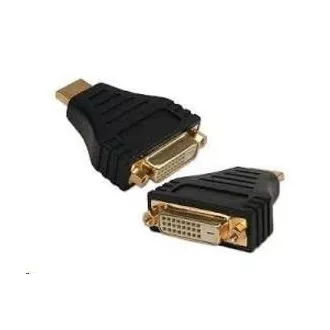 GEMBIRD Kábel redukcia HDMI Male na DVI Female (zlátené kontakty, čený)