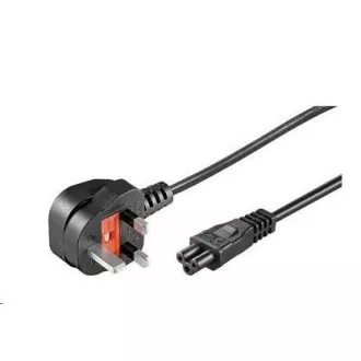 PREMIUMCORD Kábel napájací 230V/10A, priamy pre Veľkú Britániu, 2m