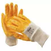 HARRIER ŽLTÝ rukavice máč. v nitrile - 7