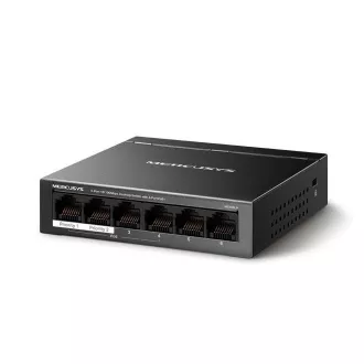 MERCUSYS switch MS106LP (6x100Mb/s, 4xPoE+, 40W, fanless)
