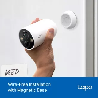 TP-Link Tapo C425 vonkajšia kamera (4MP, 2K QHD, 1440p, IR 15m, WiFi, micro SD card, IP66)