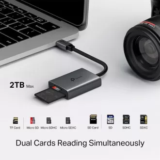 TP-Link UA440C čítačka kariet (1xUSB-C3.2Gen1, 1xmicroSD, 1xSD)