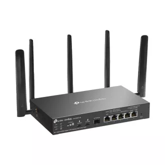 TP-Link ER706WP-4G OMADA VPN 4G+Cat6 router (AX3000, 1xSFP WAN/LAN, 1xGbEWAN, 4xGbELAN/WAN, 4xPoE+, 45W, 2xnanoSIM)