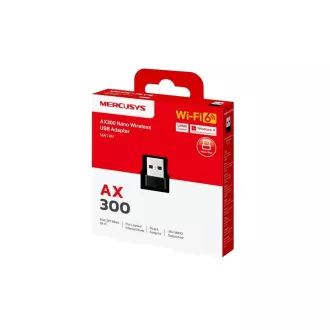 MERCUSYS MA14N WiFi6 USB nano adaptér (AX300, 2, 4GHz, USB2.0)