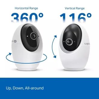 TP-Link Tapo C260 domáca-indoor kamera (8MP, 4K 2160p, IR 12m, WiFi, micro SD card)