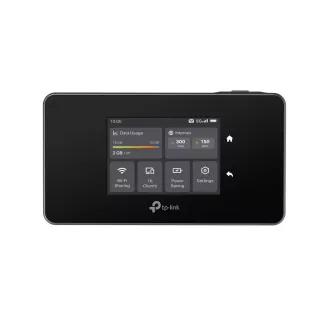 TP-Link M8550 prenosný WiFi6E router (AXE3600, 5G/4G LTE, 2, 4GHz/5GHz/6GHz, 1xGbE, 1xUSB-C, 1xnanoSIM, 1xmicroSD)
