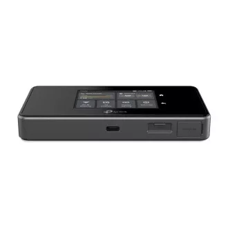 TP-Link M8550 prenosný WiFi6E router (AXE3600, 5G/4G LTE, 2, 4GHz/5GHz/6GHz, 1xGbE, 1xUSB-C, 1xnanoSIM, 1xmicroSD)