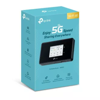 TP-Link M8550 prenosný WiFi6E router (AXE3600, 5G/4G LTE, 2, 4GHz/5GHz/6GHz, 1xGbE, 1xUSB-C, 1xnanoSIM, 1xmicroSD)
