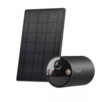 TP-Link Tapo C411 KIT vonkajšia kamera, solárny panel (3MP, 2K QHD, 1296p, IR 9m, WiFi, micro SD card, IP65)