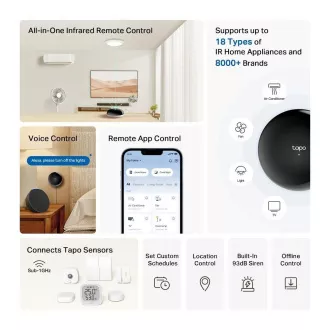 TP-Link Tapo H110 WiFi Šikovný infračervený IoT húb Tapo (2, 4GHz, BT, Matter certified)