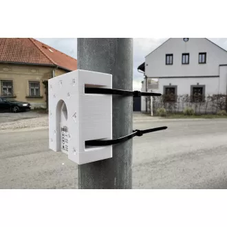 TP-LINK adaptér držiakov kamier D-TC3XX-C, D-TC5XX-C, D-TC5XX-CL pre uchytenie na stĺp (60-130mm), biely s krytkou káblov (1ks)