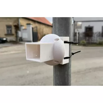TP-LINK adaptér držiakov kamier D-TC3XX-C, D-TC5XX-C, D-TC5XX-CL pre uchytenie na stĺp (60-130mm), biely s krytkou káblov (1ks)