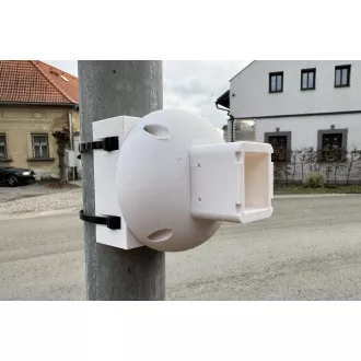 TP-LINK adaptér držiakov kamier D-TC3XX-C, D-TC5XX-C, D-TC5XX-CL pre uchytenie na stĺp (60-130mm), biely s krytkou káblov (1ks)