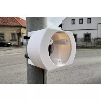 TP-LINK adaptér držiakov kamier D-TC3XX-C, D-TC5XX-C, D-TC5XX-CL pre uchytenie na stĺp (60-130mm), biely s krytkou káblov (1ks)