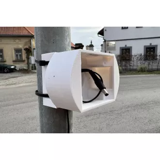 TP-LINK adaptér držiakov kamier D-TC3XX-C, D-TC5XX-C, D-TC5XX-CL pre uchytenie na stĺp (60-130mm), biely s krytkou káblov (1ks)