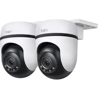 TP-Link Tapo C510W(2-pack) vonkajšie-outdoor kamera, (3MP, PTZ, 2K 1296p, WiFi, IR 30m, micro SD card)