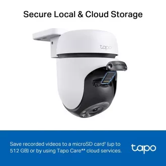 TP-Link Tapo C510W(2-pack) vonkajšie-outdoor kamera, (3MP, PTZ, 2K 1296p, WiFi, IR 30m, micro SD card)
