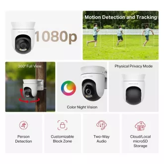 MERCUSYS MC500 vonkajšia-outdoor kamera (FHD, 1080p, IR 30m, WiFi, microSD) MERCUSYS MC500 vonkajšia-outdoor kamera (FHD, 1080p, IR 30m, WiFi, microSD)