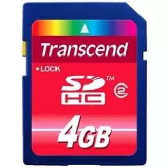 TRANSCEND SDHC karta 4GB Class 4