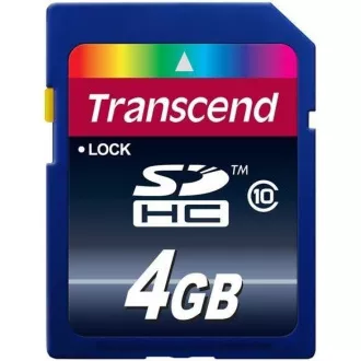 TRANSCEND SDHC karta 4GB Premium, Class 10