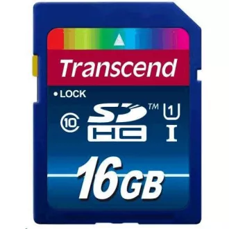 TRANSCEND SDHC karta 16GB Premium, Class 10 UHS-I, 300X (45MB/s)